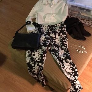 Black and White Pants